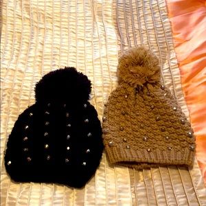 Rhinestone snow hats